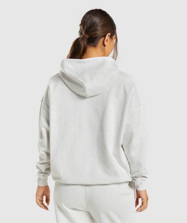 Damske Mikiny S Kapucňou Gymshark Rest Day Sweats Biele | UC1754628